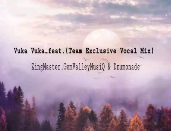 Gem Valley musiQ, Zing Mastar X Drumonade - Vuka Vuka (Vocal Mix) Ft. Team Exclusive